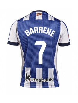 Billige Real Sociedad Ander Barrenetxea #7 Hjemmedrakt 2025-26 Kortermet